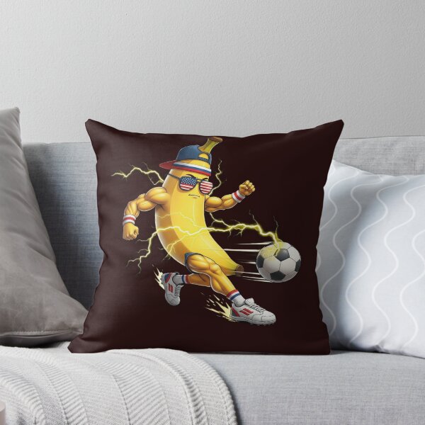 Item preview, Funny Banana Soccer Player Design – Cool USA Sports Fruit Character Graphic for Apparel & Gifts designed and sold by 519xdesign.