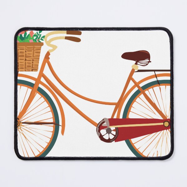 Item preview, Vintage Bike with flower basket designed and sold by BaiYok.