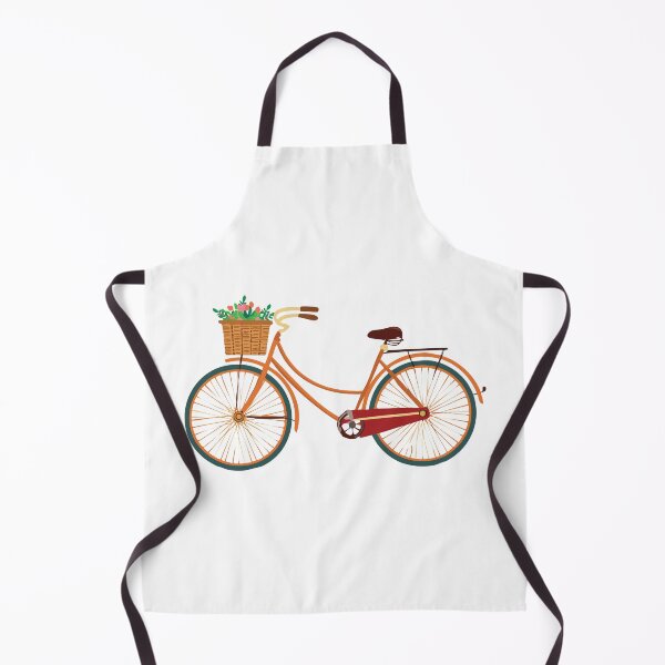 Item preview, Vintage Bike with flower basket designed and sold by BaiYok.