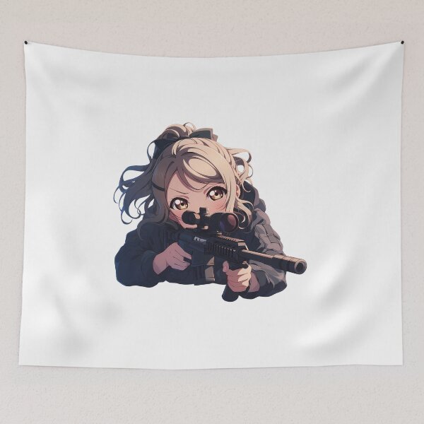 Item preview, Playful Arisa Ayase Love Live Chibi Sniper Energy designed and sold by Williamhallano.