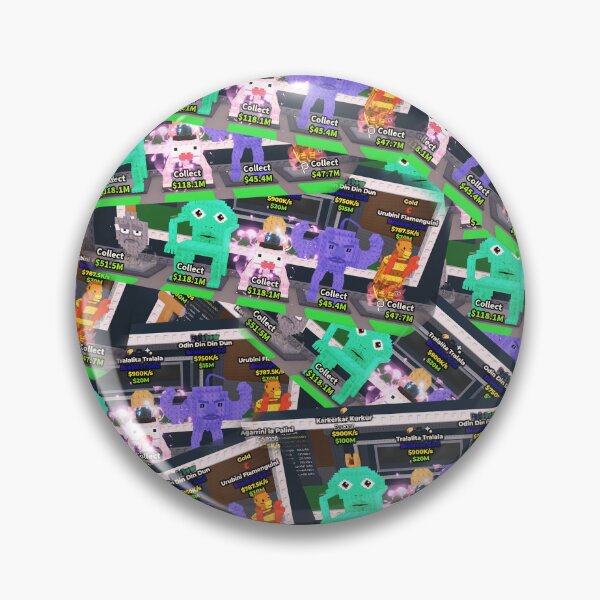 Item preview, Brainrot collage designed and sold by Ypka.