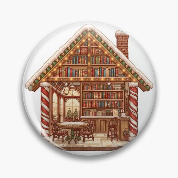 Item preview, Gingerbread Book Cafe designed and sold by CozyinTime.