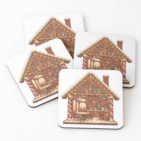 Item preview, Gingerbread Book Cafe designed and sold by CozyinTime.