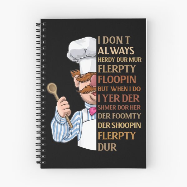 Item preview, Swedish Chef Knife Vert Der Ferk I Dont Always Heardy Dur Mur Flerpty Floopin But When I Do I Yer Der Shmer Dor Her Der Shoopin Flerpyty Dur  designed and sold by RashawnMarvin.