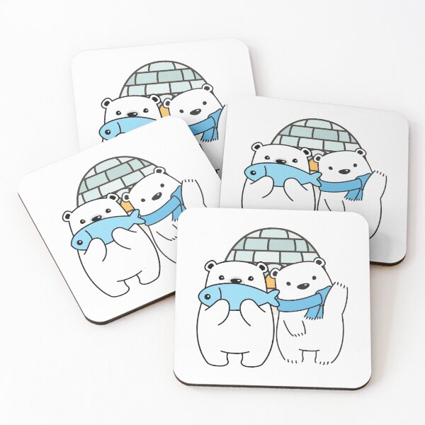 Item preview, Cute Polar Bear Friends designed and sold by yuki-hana.