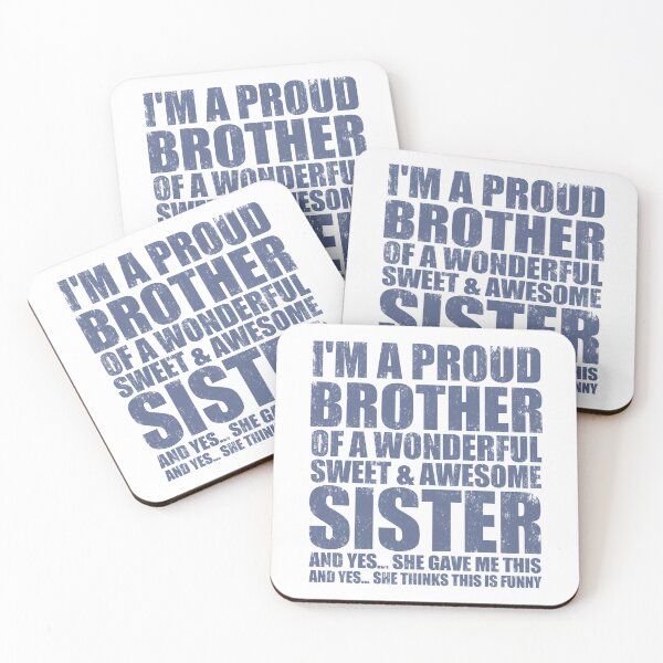 Item preview, I'm A Proud Brother Of A Wonderful Sweet And Awesome Sister. vintage. #3 designed and sold by EunsooLee.