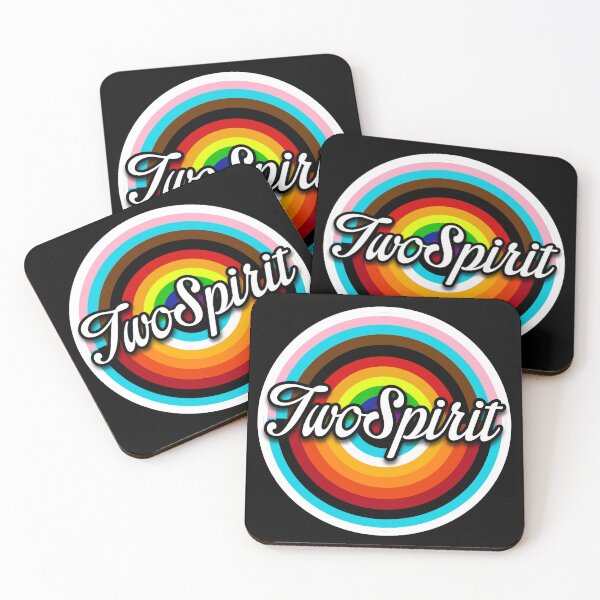 Item preview, Two Spirit Design - Trans Flag / LGBTQ Flag & Sunset Colors designed and sold by SHUINA SKO DESIGNS.