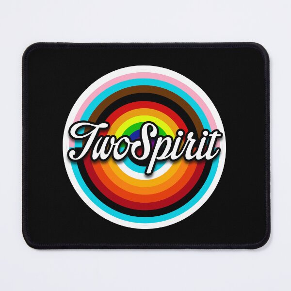 Item preview, Two Spirit Design - Trans Flag / LGBTQ Flag & Sunset Colors designed and sold by SHUINA SKO DESIGNS.
