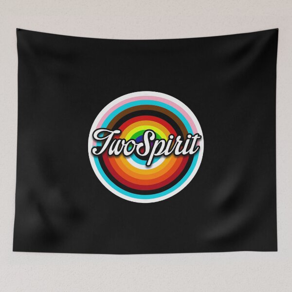 Item preview, Two Spirit Design - Trans Flag / LGBTQ Flag & Sunset Colors designed and sold by SHUINA SKO DESIGNS.