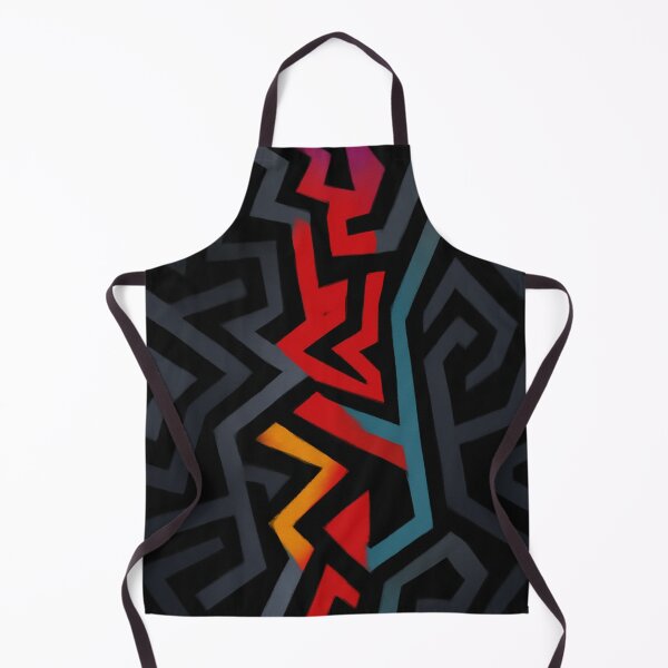 Item preview, Neon Fracture: Abstract Geometric Labyrinth designed and sold by optimusprime39.