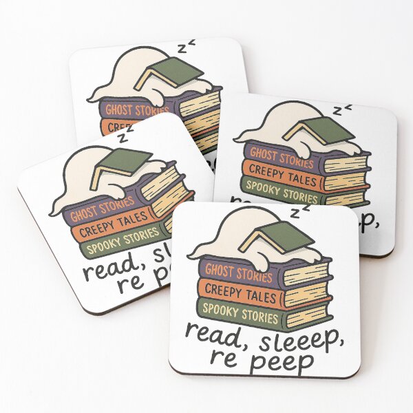 Item preview, Funny Halloween Shirts – Ghost Read Sleep Re-peep designed and sold by artbibun.