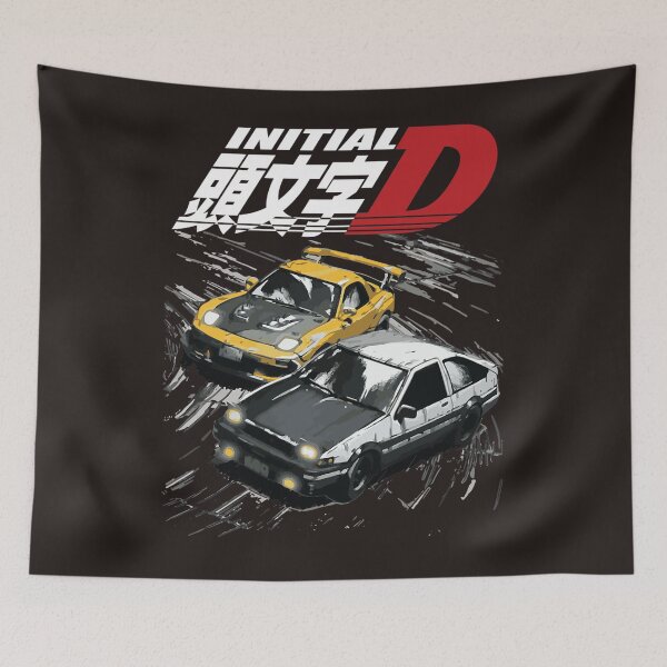 Item preview,  Mountain Drift Racing Initial D Tandems Ae86 Vs Fd Rx-7 designed and sold by LonieEmmerich.