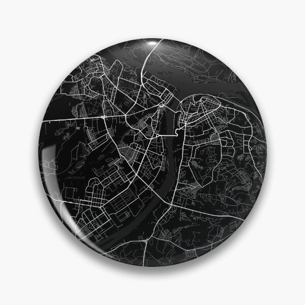 Item preview, Nizhny Novgorod City Map of Russia - Full Moon designed and sold by deMAP.