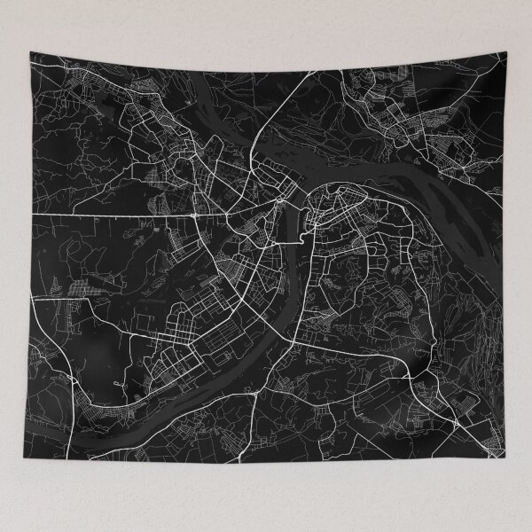 Item preview, Nizhny Novgorod City Map of Russia - Full Moon designed and sold by deMAP.