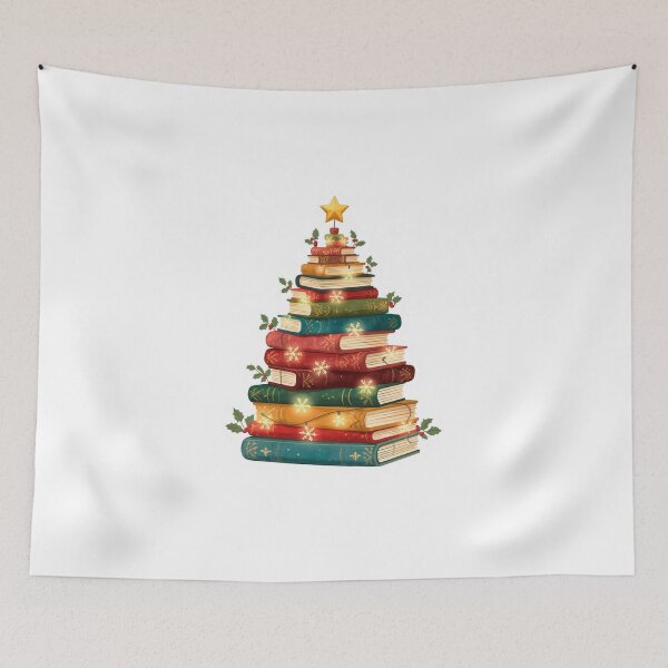 Item preview, Christmas Tree of Books designed and sold by CozyinTime.