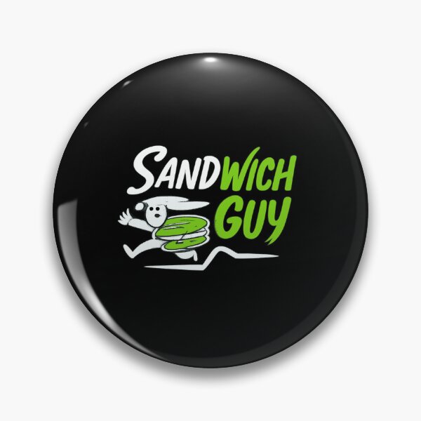 Item preview, Sandwich Guy Running with a sandwich, standing with Antifa at Heart designed and sold by TOSAI.
