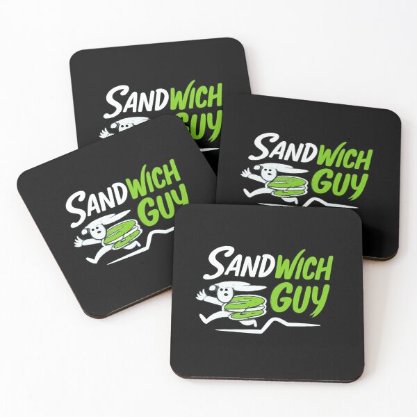 Item preview, Sandwich Guy Running with a sandwich, standing with Antifa at Heart designed and sold by TOSAI.