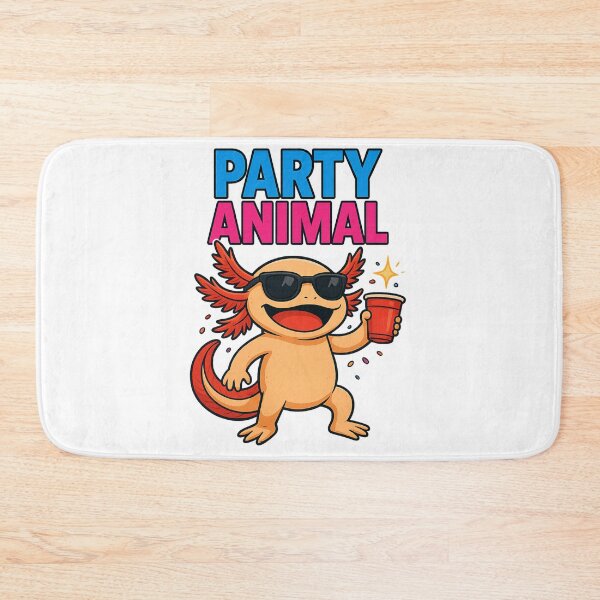 Item preview, Party Animal Axolotl designed and sold by No Quarter Collective.