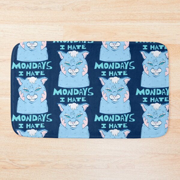 Item preview, i hate mondays - grumpy spicy cat designed and sold by crestfallenmermaid.