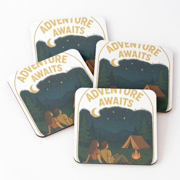 Item preview, Adventure Awaits – Camping Under the Stars T-Shirt designed and sold by siddharth130387.