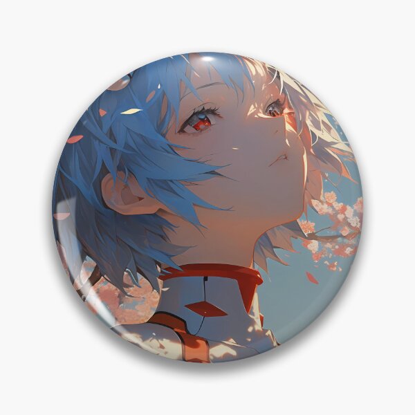 Item preview, Neon Genesis Rei Ayanami Evangelion Anime Serene Cherry Blossom Pilot designed and sold by GABRIELMURPHY.