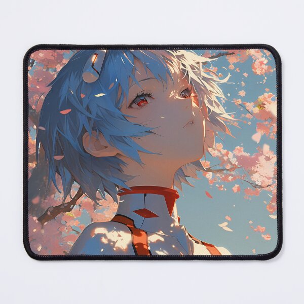 Item preview, Neon Genesis Rei Ayanami Evangelion Anime Serene Cherry Blossom Pilot designed and sold by GABRIELMURPHY.