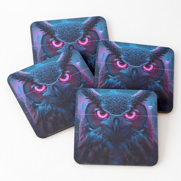 Item preview, Cyberpunk Owl designed and sold by 1PrintSpark.