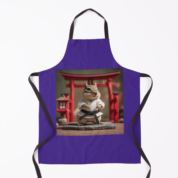 Item preview, Karate Chipmunk Stands Guard designed and sold by Tridentulus.