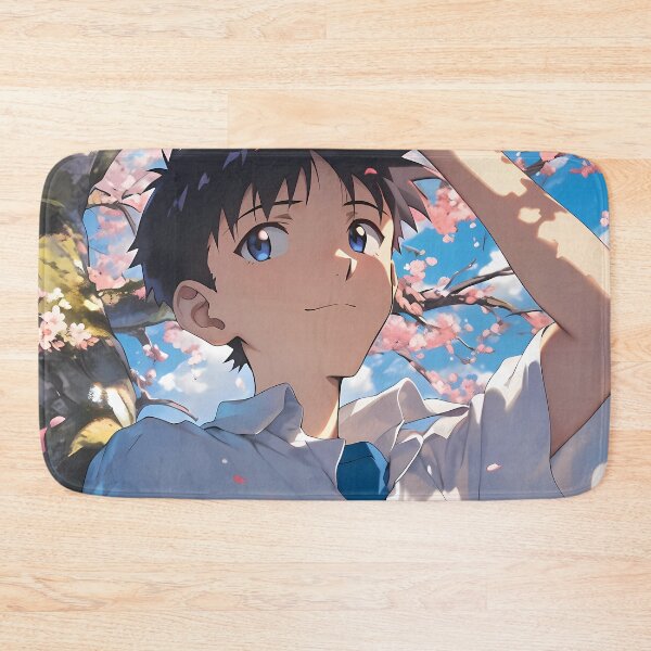 Item preview, Shinji Ikari Neon Genesis Evangelion Anime Sakura Blossom Serenity designed and sold by GABRIELMURPHY.