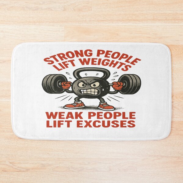 Item preview, Strong People Lift Weights – Motivational Gym Fitness Design designed and sold by GenDesignLab.