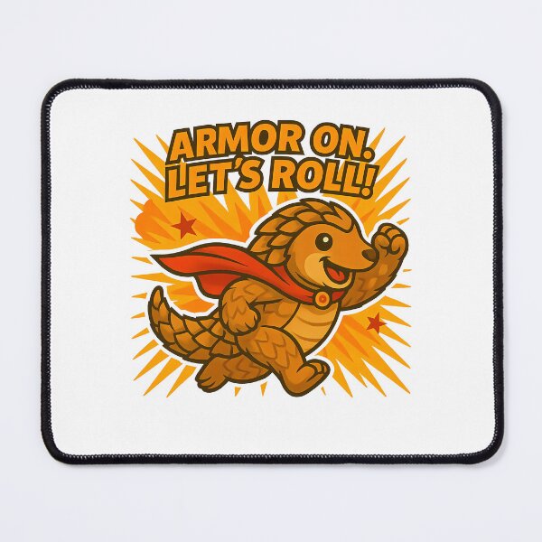 Item preview, Pangolin Armadillo Superhero designed and sold by k3rstman1.