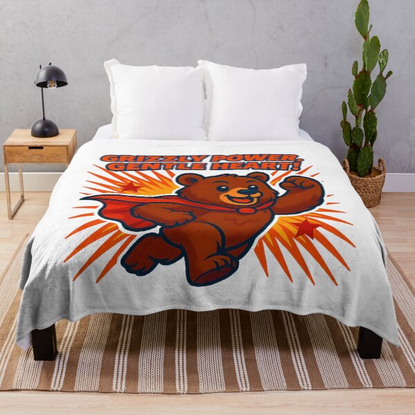 Item preview, Grizzly Power Super Hero Bear designed and sold by k3rstman1.