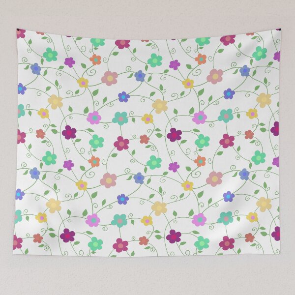 Item preview, Colorful Flower Pattern designed and sold by holywarter.