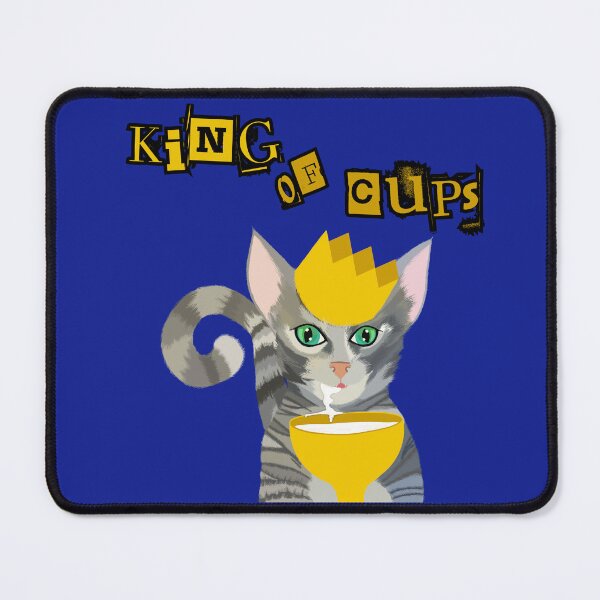 Item preview, Cat King of Cups Tarot Card Design designed and sold by Kristi Brooks.