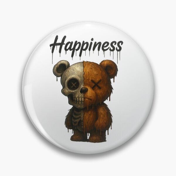 Item preview, Creepy Cute Half Skull Half Bear Artwork designed and sold by optimusprime39.