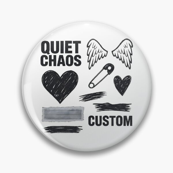 Item preview, Quiet Chaos Custom – Grunge Sticker Pack designed and sold by Divakar Fashion.