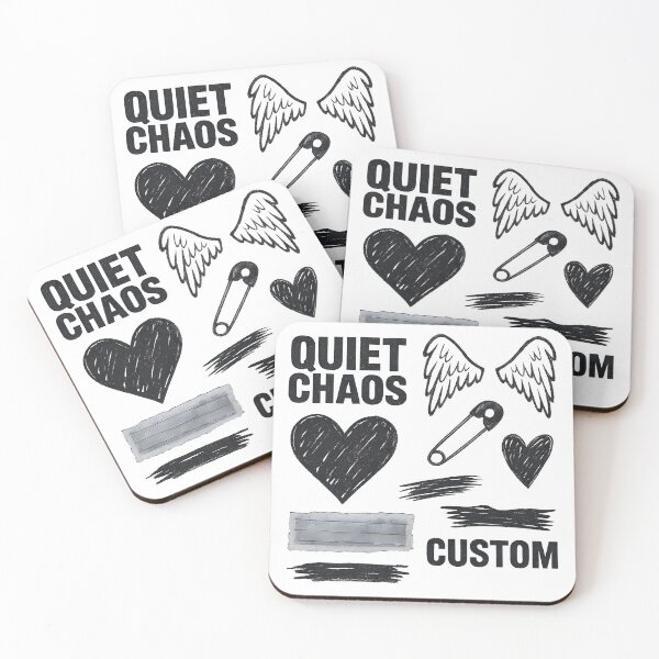 Item preview, Quiet Chaos Custom – Grunge Sticker Pack designed and sold by Divakar Fashion.