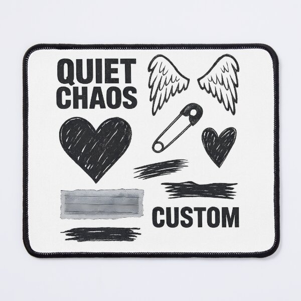 Item preview, Quiet Chaos Custom – Grunge Sticker Pack designed and sold by Divakar Fashion.