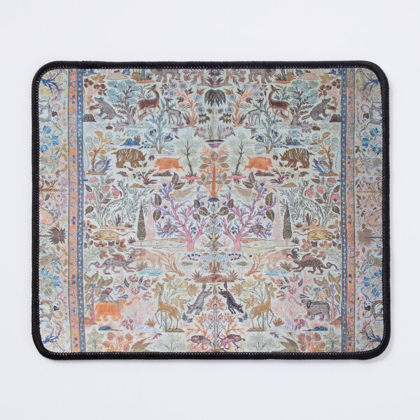 Item preview, Antique Tabriz Persian Rug with Animals designed and sold by Vicky Brago-Mitchell®.