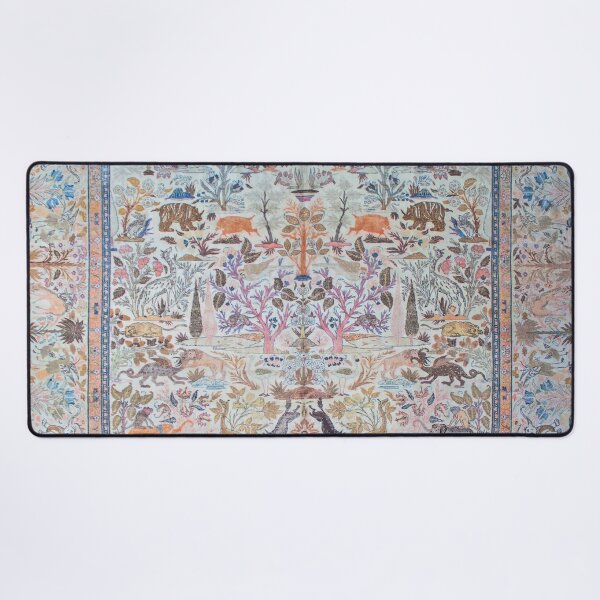 Item preview, Antique Tabriz Persian Rug with Animals designed and sold by Vicky Brago-Mitchell®.