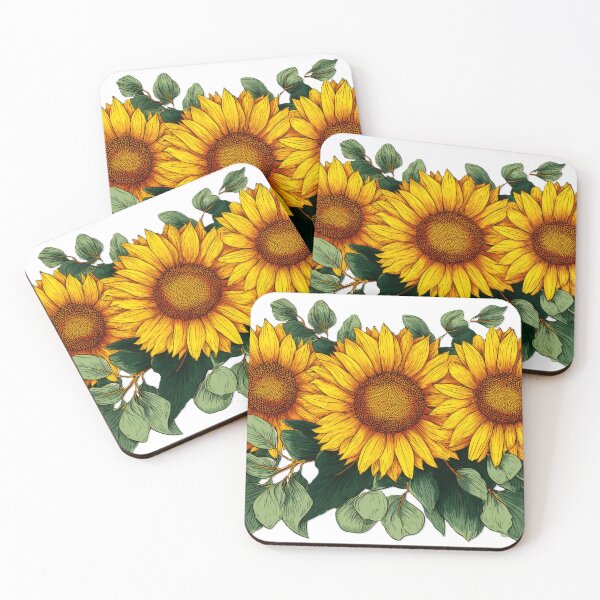Item preview, Lovely Sunflower and Eucalyptus designed and sold by scicilysimonee.