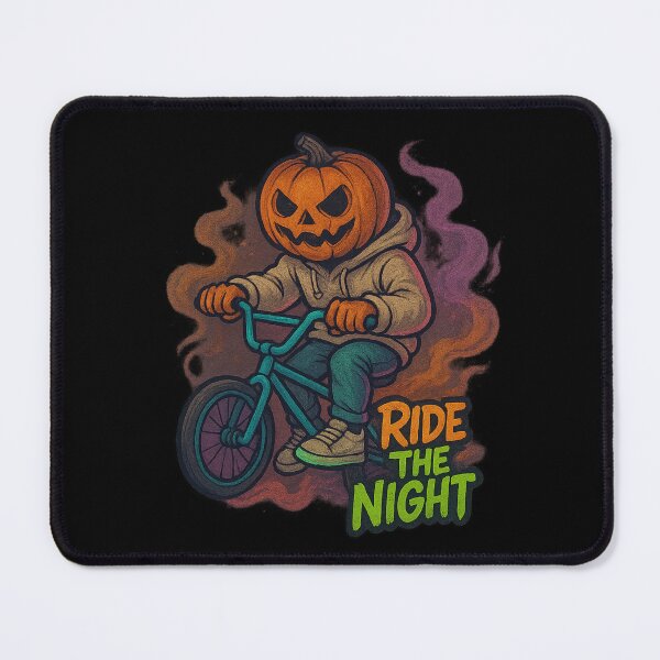 Item preview, Ride the Night – Pumpkin on a Bike designed and sold by Ahau Designs.