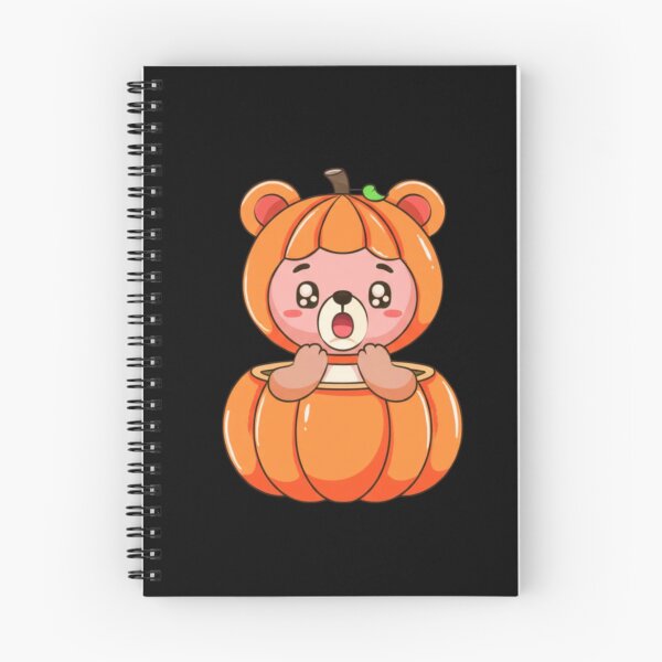 Item preview, Chibi Bear Pumpkin Costume – Cute Funny Kawaii Halloween Bear Illustration designed and sold by ColorSplash123.