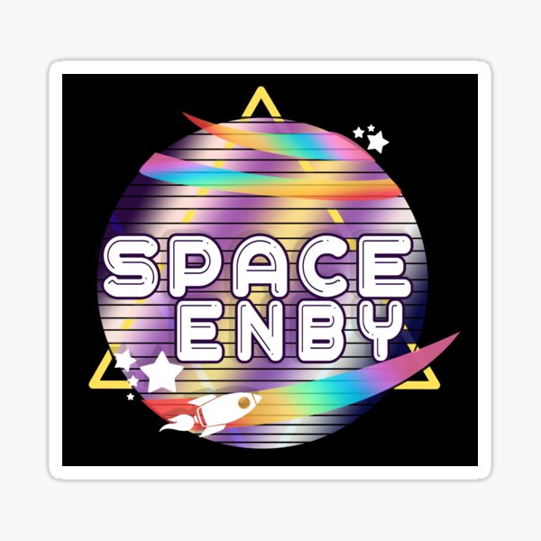 Aperçu de l'œuvre Space Enby créée et vendue par rexio.