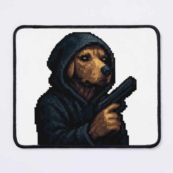 Item preview, DOG WITH A GUN designed and sold by Omarcos.