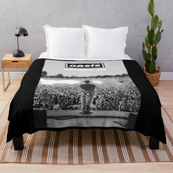 Item preview, Minimalist Concert O A S I S Black And White designed and sold by DeontaSwaniawsk.