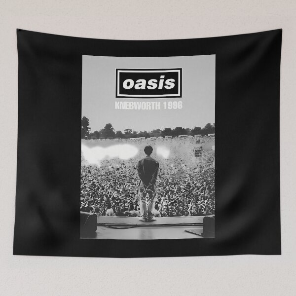 Item preview, Minimalist Concert O A S I S Black And White designed and sold by DeontaSwaniawsk.