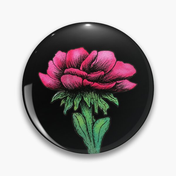 Item preview, red flower unfurls designed and sold by cam-graphics.