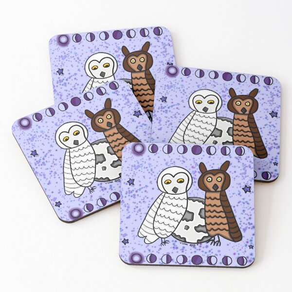 Item preview, Moon Owls designed and sold by UnicornMoonCH.