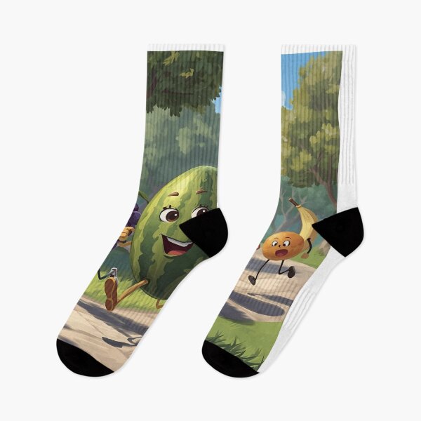Item preview, Fruit Salad Running In The Park designed and sold by Barnsey.